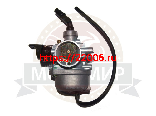 Карбюратор PZ19 COLT ручной подсос пластмассовый слева (16004646) Карбюратор PZ19 COLT ручной подсос пластмассовый слева (16004646)