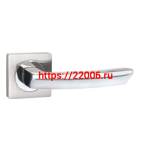Ручка Ajax (Аякс) раздельная K.JK51.SIGMA (SIGMA JK) SN/CP-3 матовый никель/хром 105мм Ручка Ajax (Аякс) раздельная K.JK51.SIGMA (SIGMA JK) SN/CP-3 матовый никель/хром 105мм