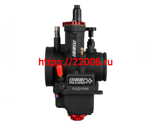 Карбюратор NIBBI Racing PWK30 (YJ), реком.двиг. 180-250 см3 (вход/выход 30 и 55 мм) фото 4