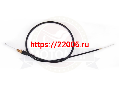 Трос газа L-980мм, ход-110мм, Fighter125, прямой, резьба на 10 мм
