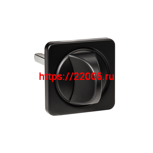 Ручка Fuaro (Фуаро) поворотная BKW8x75.K.MSC62 BL-24 черный ПЛАСТИК