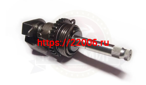 Вал кикстартера в сборе LF163 FML-2MP (E10-04) (НАБОР) Вал кикстартера в сборе LF163 FML-2MP (E10-04) (НАБОР)
